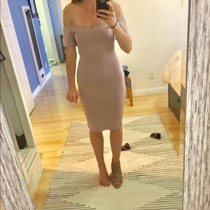 Pale pink ASOS dress